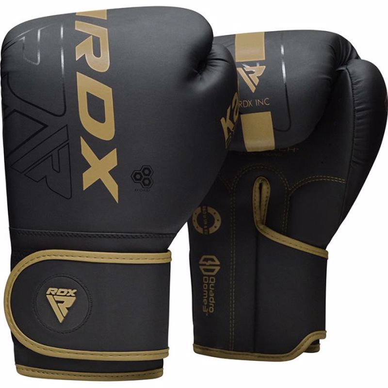 RDX F6 Kara boxerské rukavice - čierna/zlatá