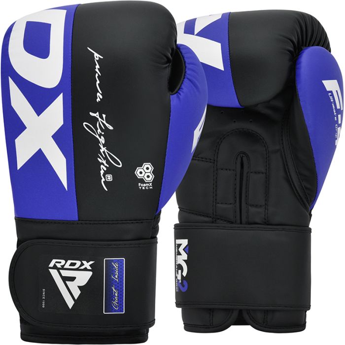 RDX REX F4 boxerské rukavice - modrá