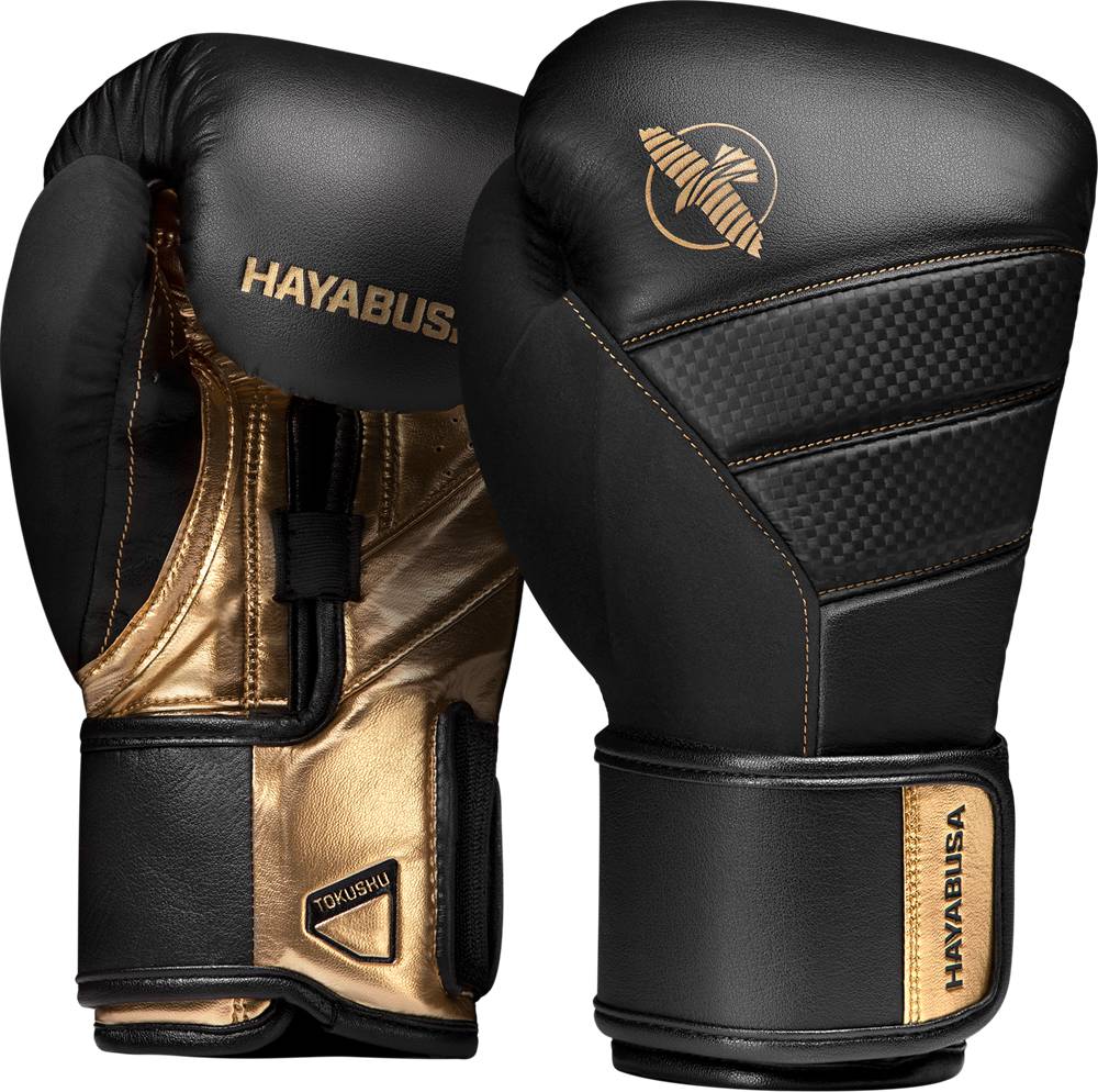 Boxerské rukavice Hayabusa T3 - čierna/zlatá